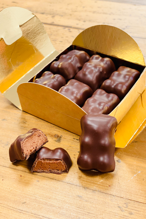 Coffret 6 Oursons Guimauve au chocolat
