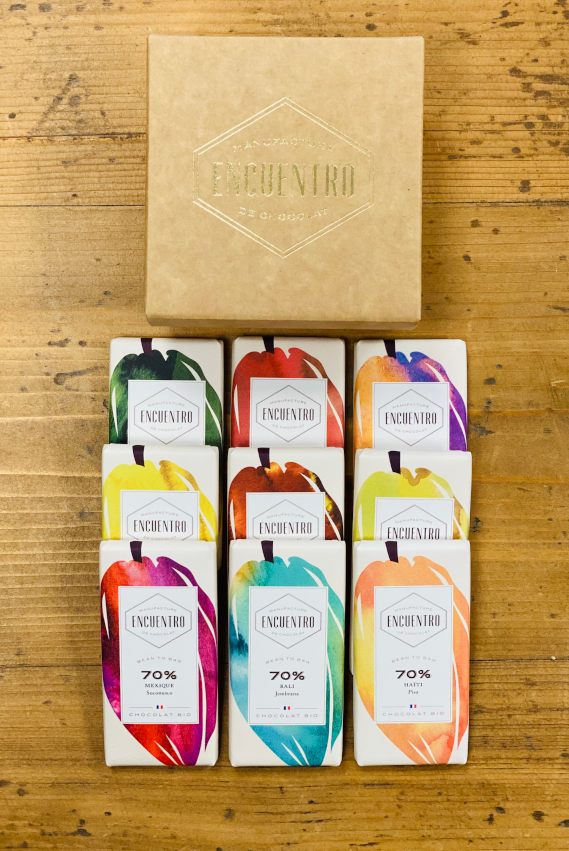 Coffret 9 mini tablettes de dégustation